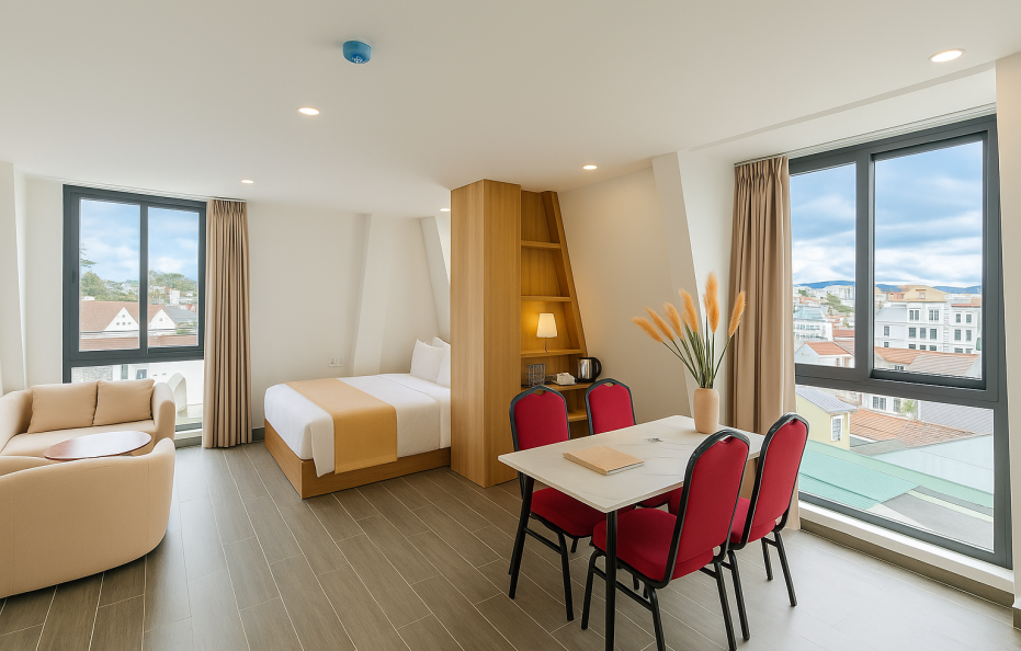 Two-Bedroom Apartment with City View